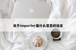 关于importer是什么意思的信息