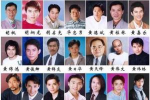 香港男明星名字大全集50岁以上香港女明星名字大全列表