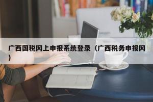 广西国税网上申报系统登录（广西税务申报网）
