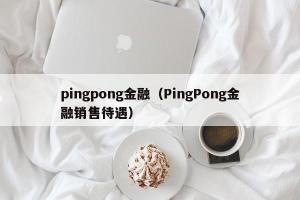 pingpong金融（PingPong金融销售待遇）