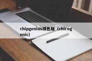 chipgenius绿色版（chirogenic）
