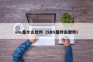 sns是什么软件（SNS是什么软件）
