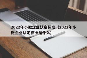 2024年小微企业认定标准（2024年小微企业认定标准是什么）