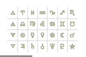 古占星盘符号 星盘符号含义